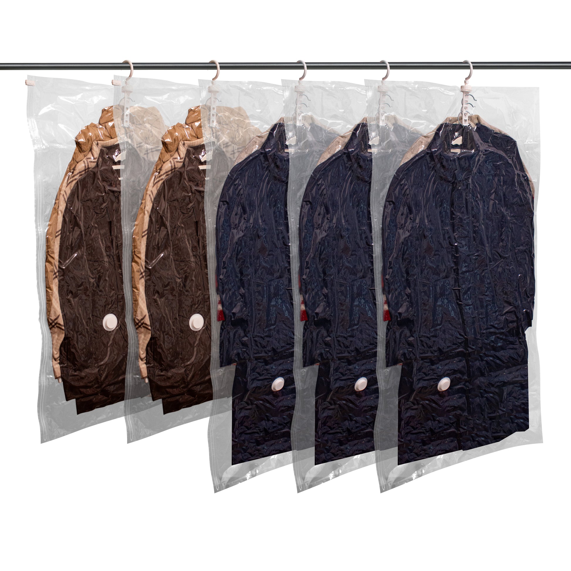 吊り式真空収納袋