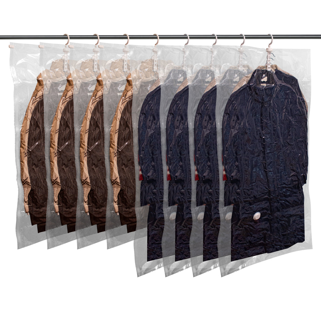 吊り式真空収納袋