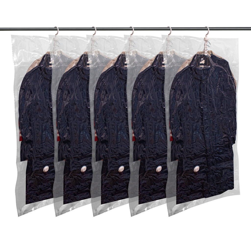 吊り式真空収納袋