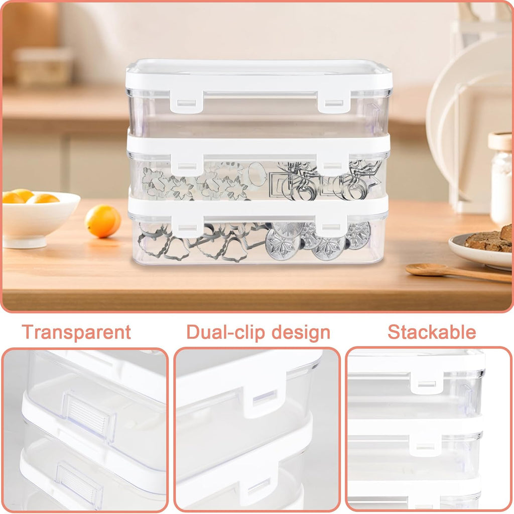 透明なクッキーカッター収納ボックス