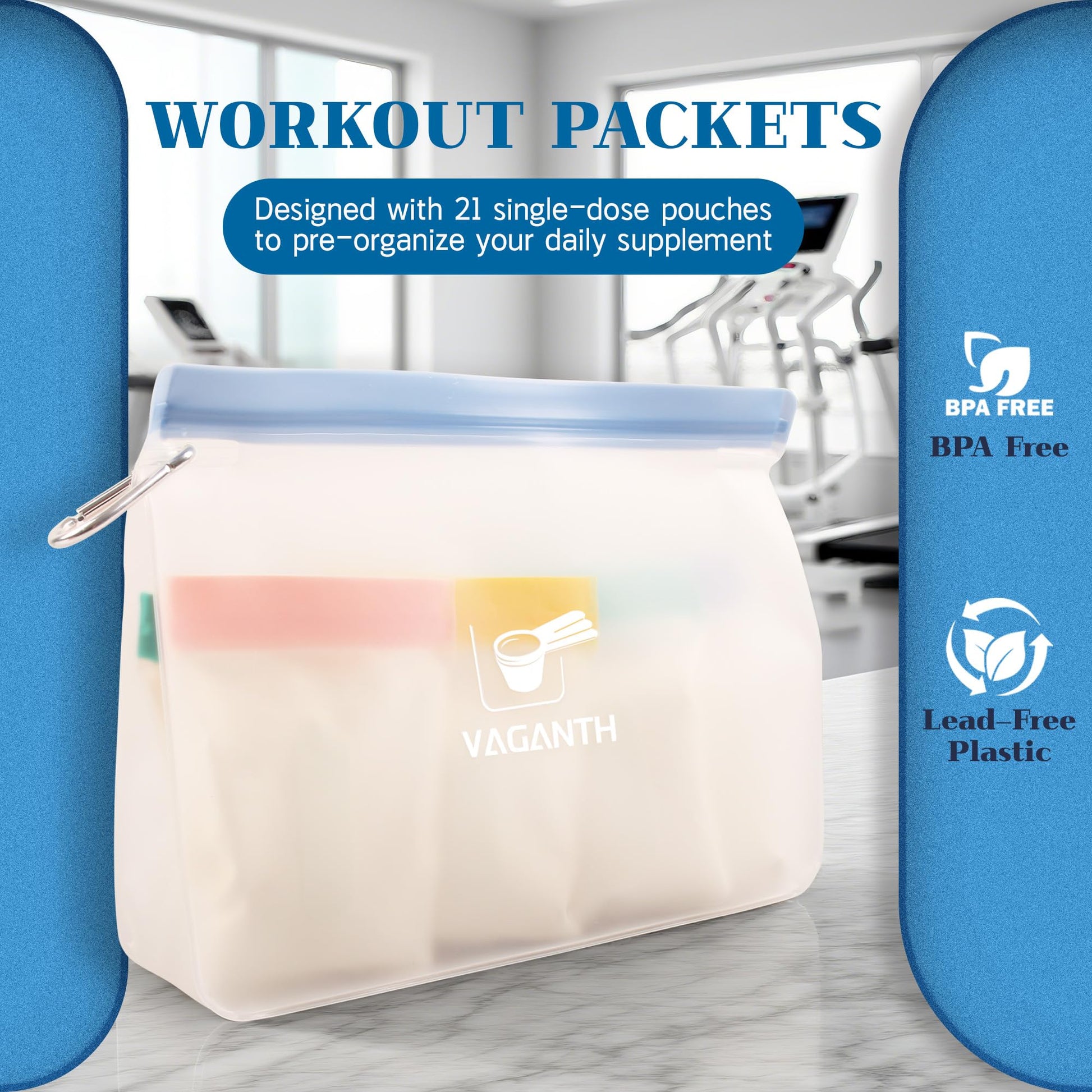 プロテインパウダー旅行用容器セット