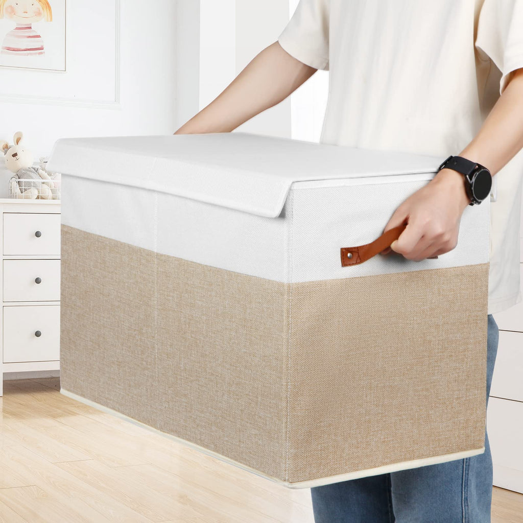 大サイズの収納ボックス（蓋付き）